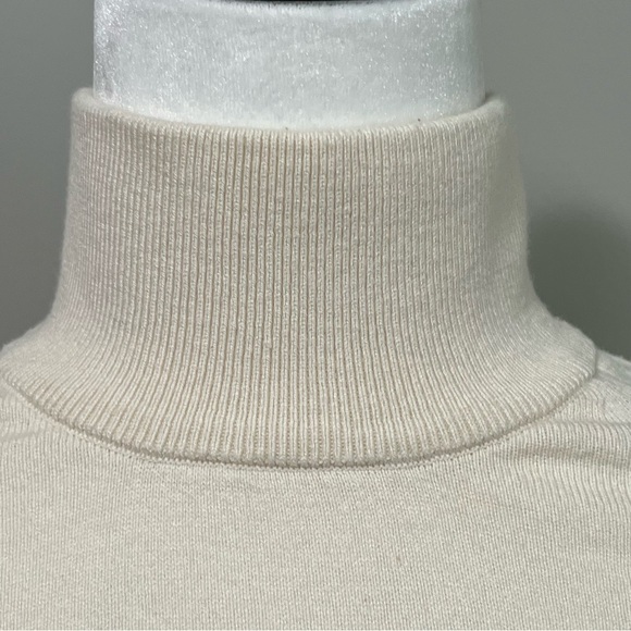 FIG Clothing Amsterdam Turtleneck Cream Knit Sweater - Picture 6 of 12